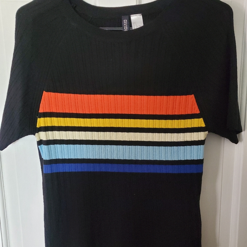 Ribbed Short Sleeve Top